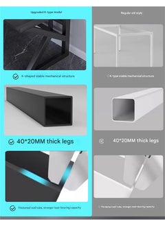 NKX Solid Carbon Fiber Computer Desk for Bedroom, Game Room, Office and Modern Business 140 CM  - Image 5