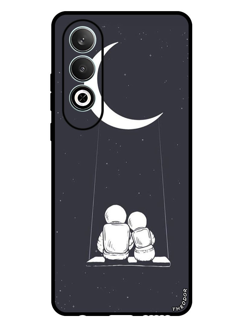 Theodor Protective Case Anti Scratch Shock Proof Bumper Cover For Oppo K12 Two Astronauts - Image 1