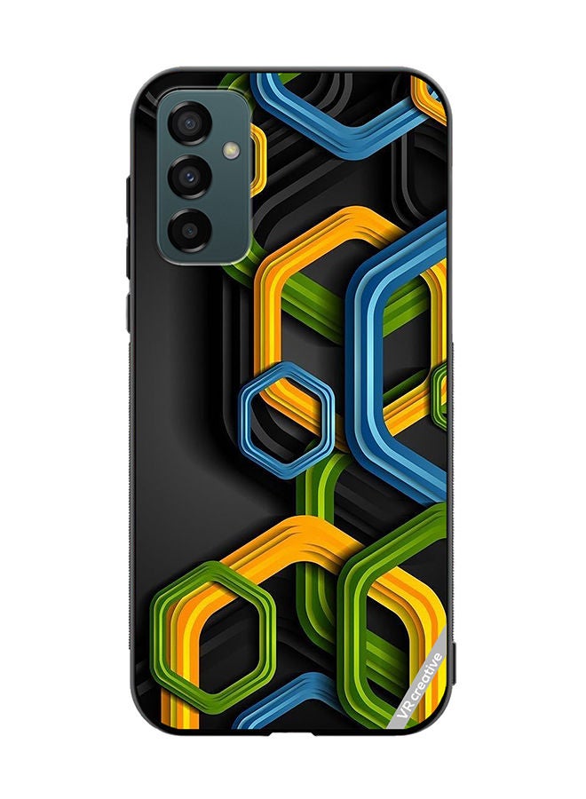 VR CREATIVE Protective Case Cover For Samsung Galaxy M23 Abstract Design Multicolour - Image 1