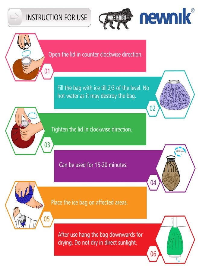 NEWNIK ICE BAG 9 Inch (colors may vary) - Image 4