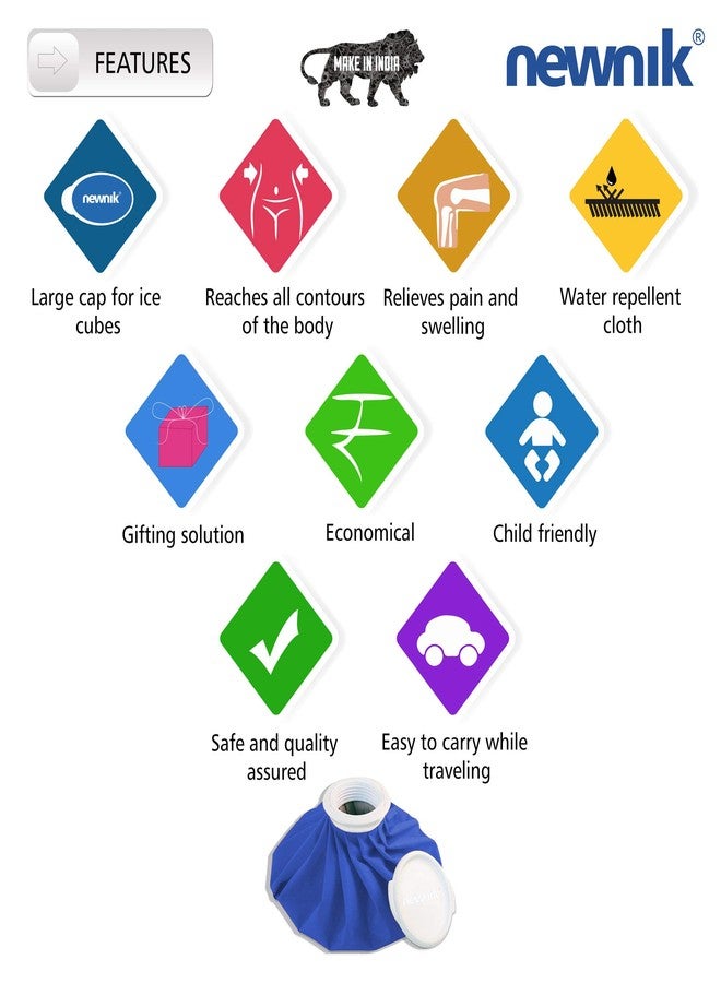 NEWNIK ICE BAG 9 Inch (colors may vary) - Image 3