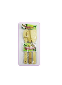 AL QADAH Wooden Spoon 3Pcs/Card 30Cm.  - Image 2