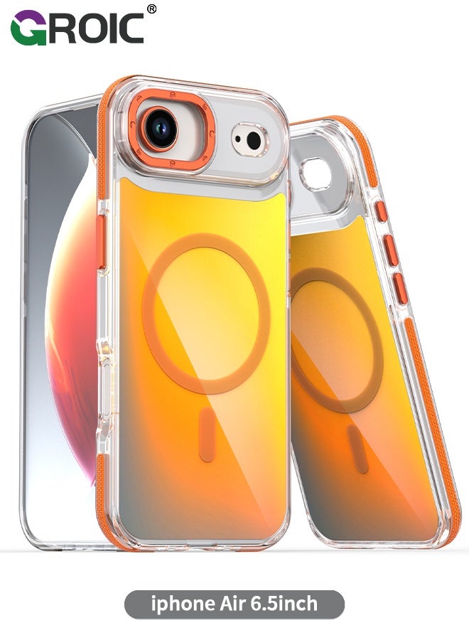 GROIC iPhone 17 Air Case,iPhone 17 Air Magnetic Case with MagSafe, Full Lens Protection,Case for iPhone 17 Air,Shockproof Phone Cover for iPhone 17 Air 6.5'',iPhone 17 Air Phone Shell - Image 1