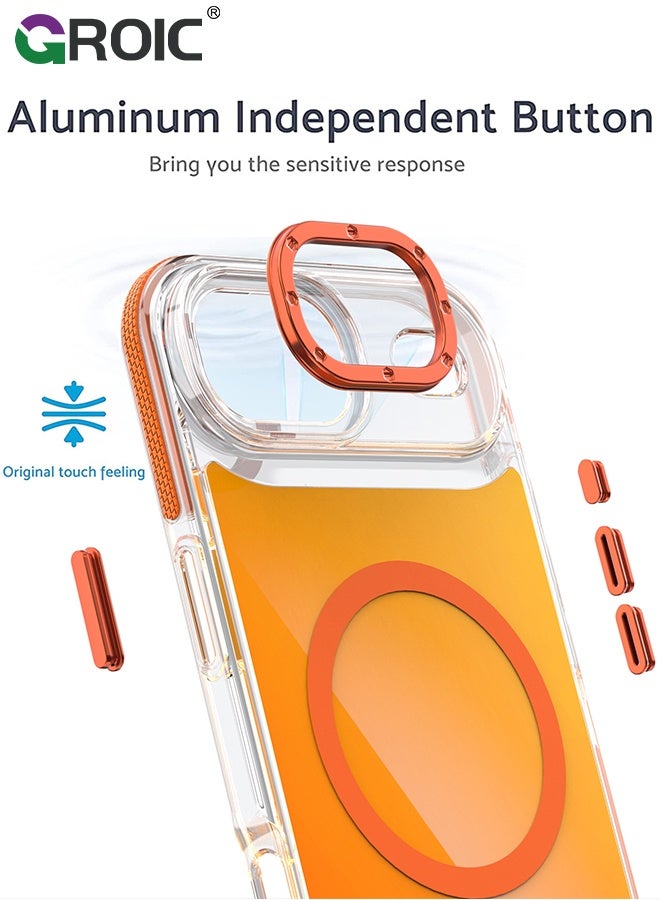 GROIC iPhone 17 Air Case,iPhone 17 Air Magnetic Case with MagSafe, Full Lens Protection,Case for iPhone 17 Air,Shockproof Phone Cover for iPhone 17 Air 6.5'',iPhone 17 Air Phone Shell - Image 2