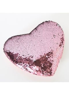 Home Box Flutterby Heart Sequin Cushion 32 x 11 x 32 cm  - Image 5