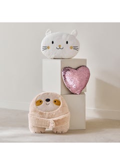 Home Box Flutterby Heart Sequin Cushion 32 x 11 x 32 cm  - Image 4