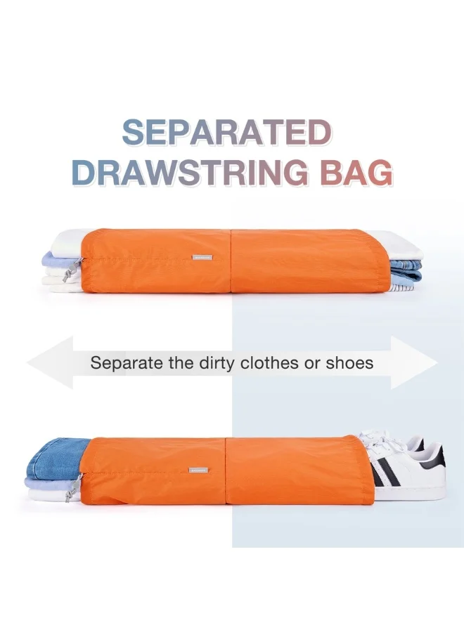 باج سمارت BAGSMART Orange Compression Packing Cubes