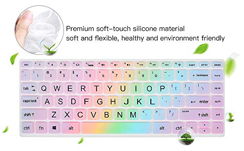imComor Keyboard Cover for HP Pavilion X360 14" & HP Laptop 14 14-dq 14-fq 14-dk 14m-dh 14-cd/ce/cf Series 14-cf0006dx/cf0012dx 14-dk0002dx 14-dq0011dx/dq1037wm/dq1089wm 14-fq0040nr/fq0050nr Keyboard Skin - Image 5