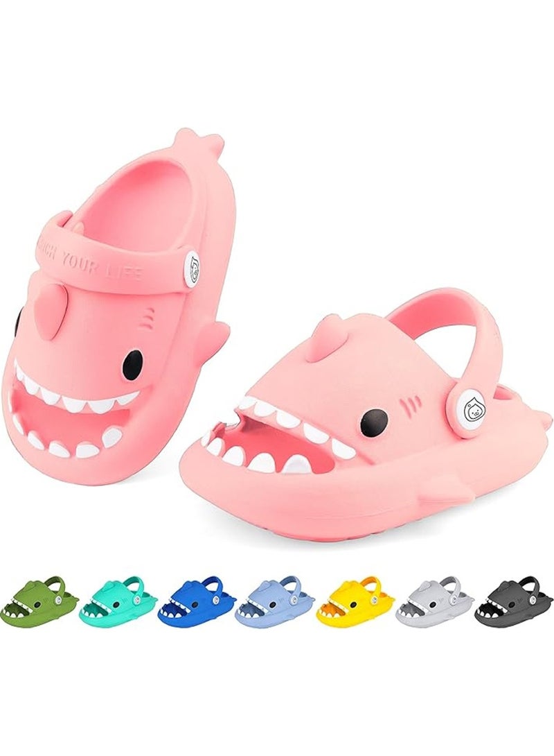 DubaiGallery Cute Animal Shark Slippers for Kids Soft Comfortable EVA Clogs Anti Slip Lightweight Summer Indoor Outdoor Casual Beach Shoes - Image 1