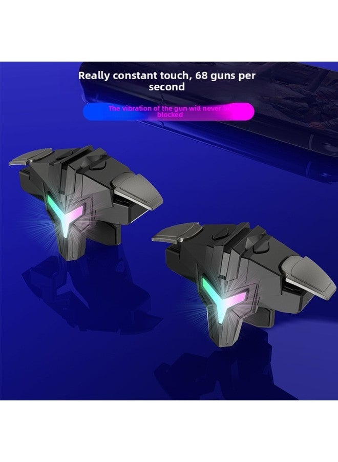 Supply A1 Chicken Eating Artifact Mobile Phone Tablet Game on Auxiliary Handle Vibration Source One Piece Wholesale-Color:A1 Pulse Single Pack Black - Image 2