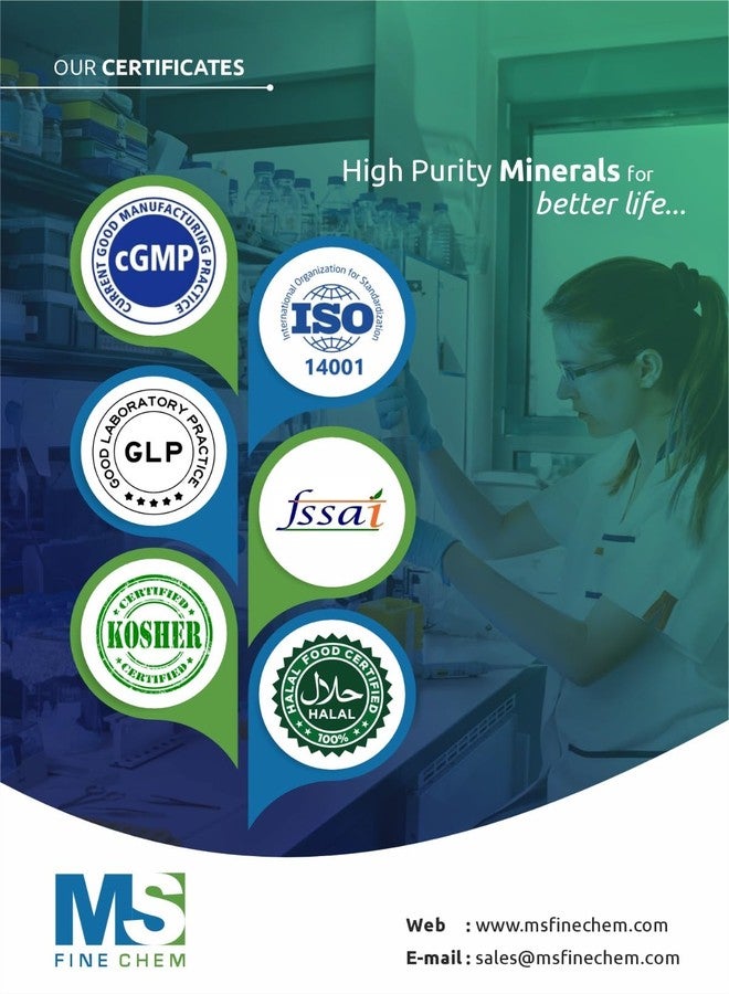 MS Finechem مسحوق كرياتين مونوهيدرات فوري 500 غرام (1.1 رطل)، 5000 ملغ لكل حصة، مسحوق كرياتين دقيق، بدون نكهة، نقي، بدون مواد مالئة، مناسب لنظام الكيتو والنباتيين، سهل الذوبان قبل التمرين للنساء والرجال - Image 5