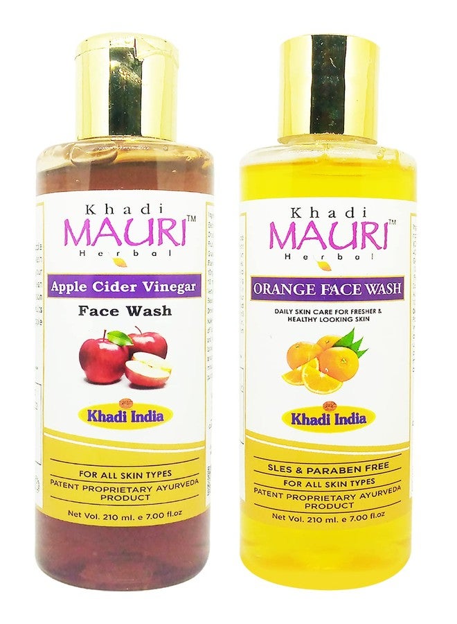 كادي غسول الوجه من خادي موري بخل التفاح والبرتقال - عبوة من قطعتين (420 مل) - Image 2