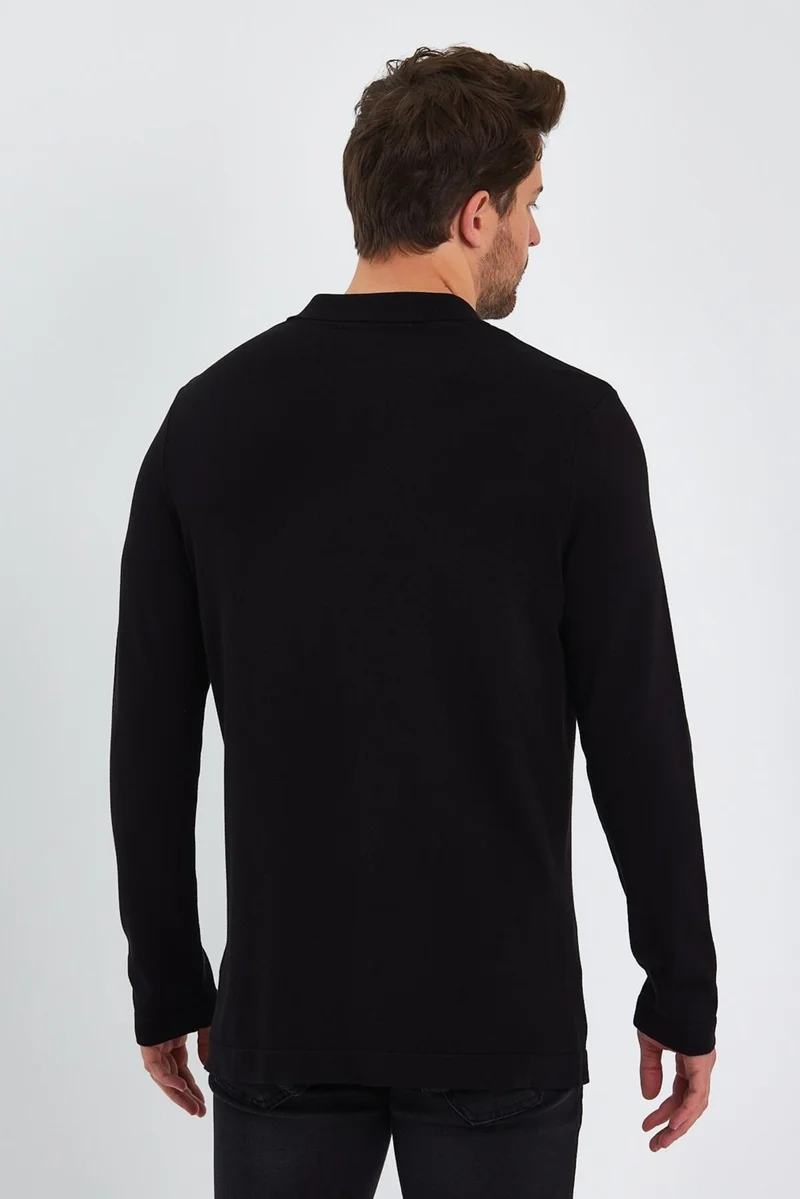 Alexander Gardi Zippered Polo Neck Sweater (E23-6702)