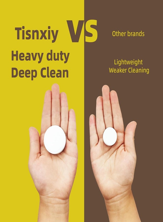 Tisnxiy أقراص تنظيف وإزالة ترسبات ماكينات القهوة من تيسنكسي - 24 قرصًا - متوافقة مع التنظيف العميق وإزالة الترسبات لجميع ماكينات القهوة - أقراص كبيرة الحجم - تزيل الترسبات الكلسية - تنظيف عميق - Image 4