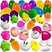 stargo 24 Pack Colorful Prefilled Easter Eggs bulk with mochi Squishy Easter toys Plastic easter Eggs with squshies for Easter Basket stuffers Easter Gifts Egg Hunts Party Decorations Goodie Bags - Image 2