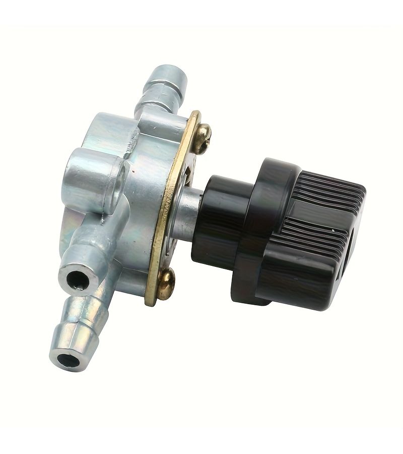 Black 3 Way Fuel Tank Valve For E-Ton Lightning 50 40Cc 50Cc 90Cc ATV Dirt Bike - Image 1