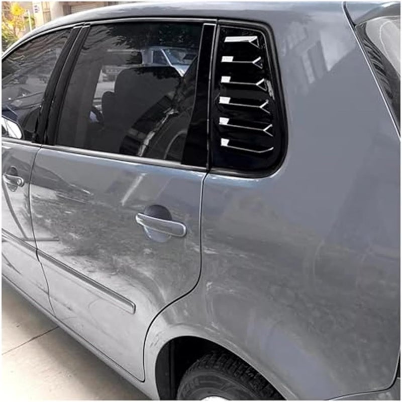 QASULER Car Rear Louver Window Cover for VW Polo - Image 3