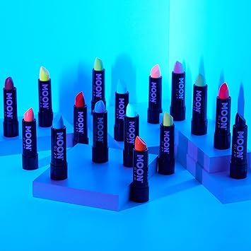 Moon Glow Neon UV Lipstick by Moon Glow Pastel set of 5 colours Bright Neon Coloured Lipstick Glows under UV - Image 5