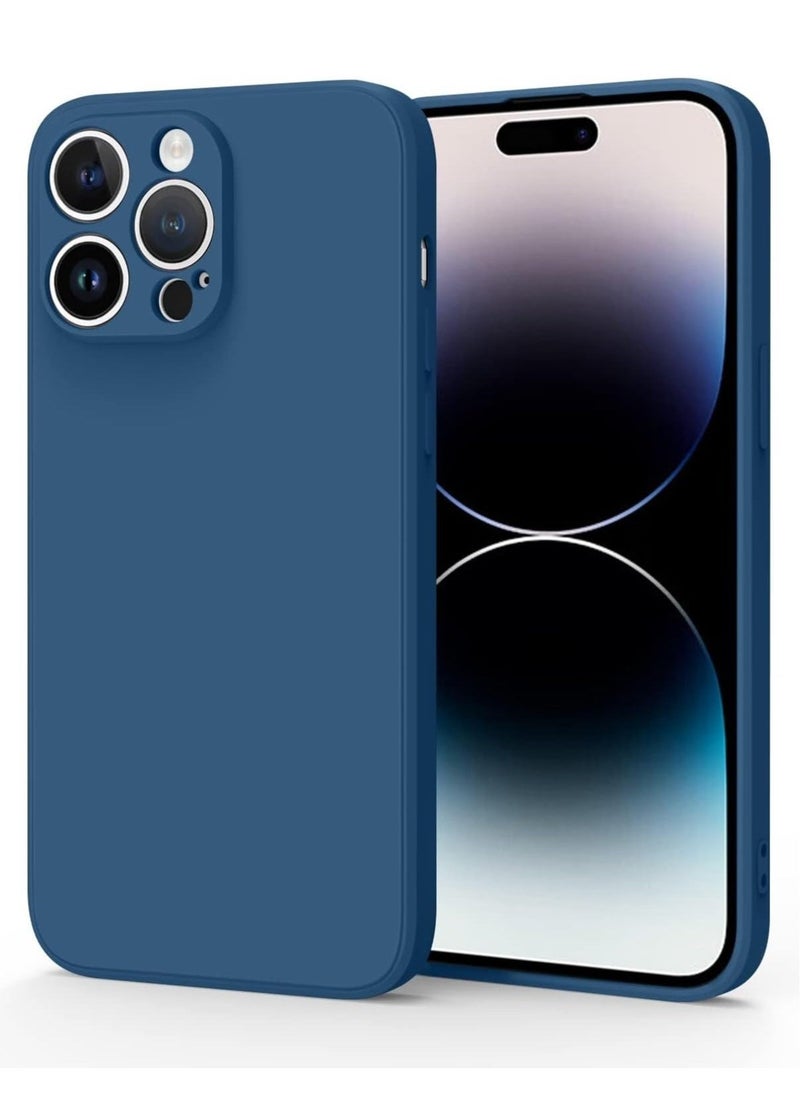 Raxoom Case for iPhone 15 Pro Max, Classic Liquid Silicone Shockproof, Durable, Anti-Drop, Full Protection cover (15 Pro Max, Blue) - Image 1