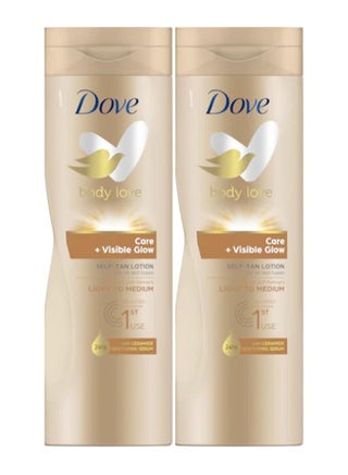 Dove Summer Glow Gradual Self Tan Body Lotion PACK OF 2 400ML - pzsku/Z0B683EF7C7FE1E15DA59Z/45/_/1697295718/9b0bbee9-727c-4fec-b071-468fd23d031f