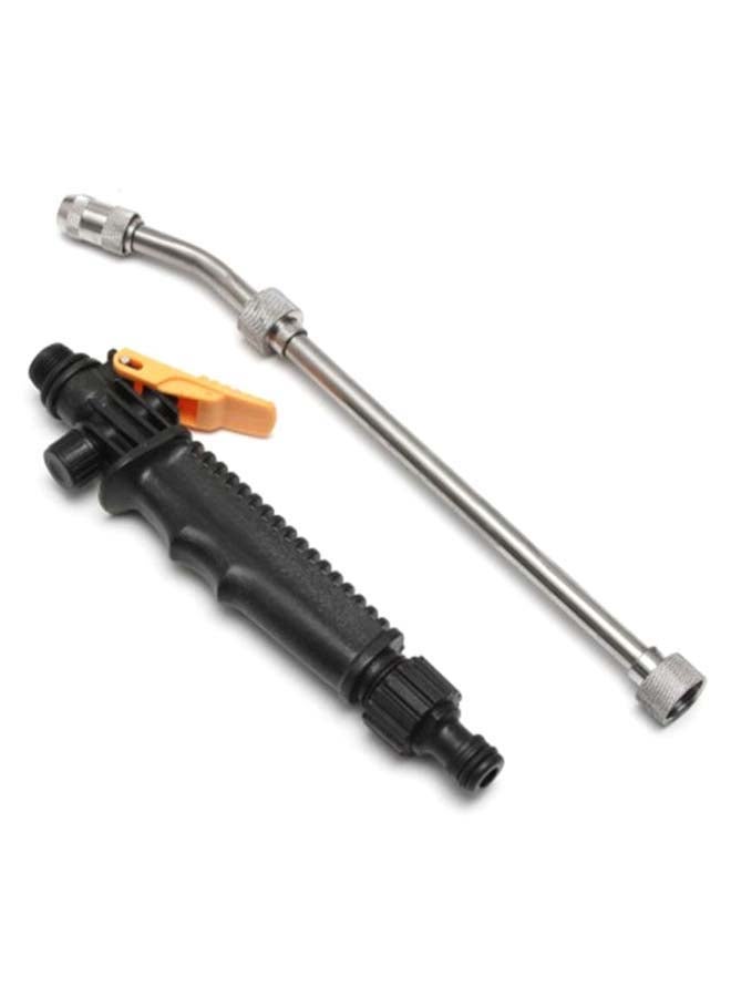 Loquat Wash Spray Hose Wand Nozzle Black/Silver 30centimeter - Image 2