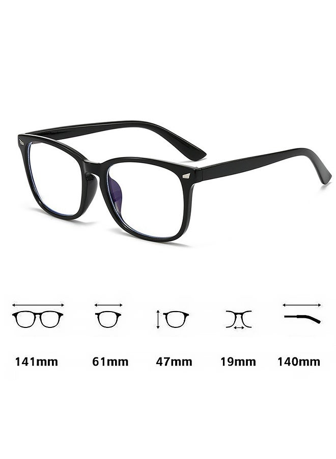 Blue Light Glasses for Men Women Reduce Eye Strain UV Blocking for Computer Screen - Image 2