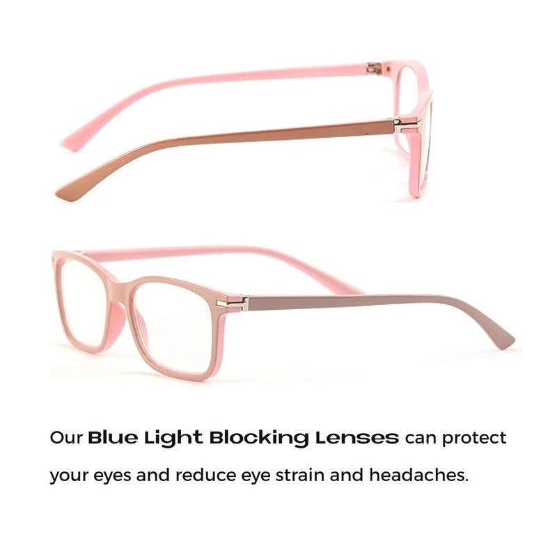 Readerest Blue Light Blocking Glasses â€“ Thin Reflective Lens, Anti-Glare Computer Eyeglasses, UV Protection, Eye Strain Relief - Image 3
