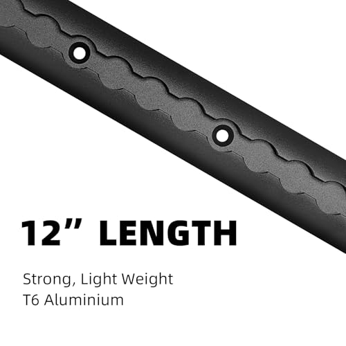 PALOZO Aluminum L Track, 12 inch L Track Rail with 8 End Caps for Securing Motorcycles, ATVs, Dirt Bikes, Utility Tractors, and More, Use On Pickup Trucks, Vans, Or Enclosed Trailers, Pack of 4 - Image 3