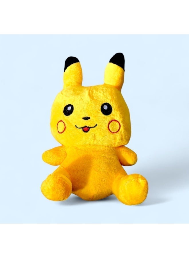 كريتر  صندوق هدايا عيد الفطر للأولاد بعبارة عيد سعيد - مجموعة كاملة للاحتفال بالعيد مكون من لعبة دمية بيكاتشو، إكسسوارات أطفال ممتعة (ساعة، نظارة، ألعاب تفاعلية)، بطاقة تهنئة بالعيد على شكل ايفون برو ماكس 17 ، مجموعة من البالونات برسومات العيد (عساكم من عواده)، سيارة اطفال. - Image 5