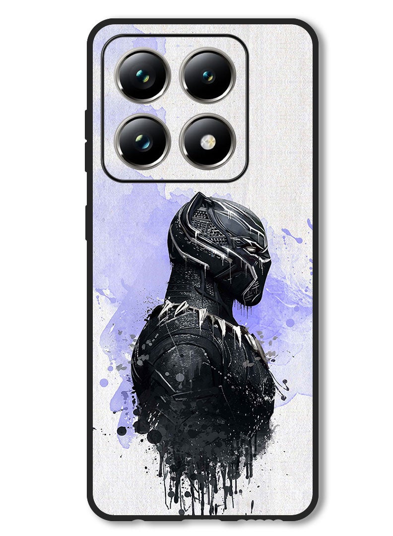 Theodor Case Compatible with Xiaomi 14T Protection Shockproof Bumper Cover Black Panther - Image 1