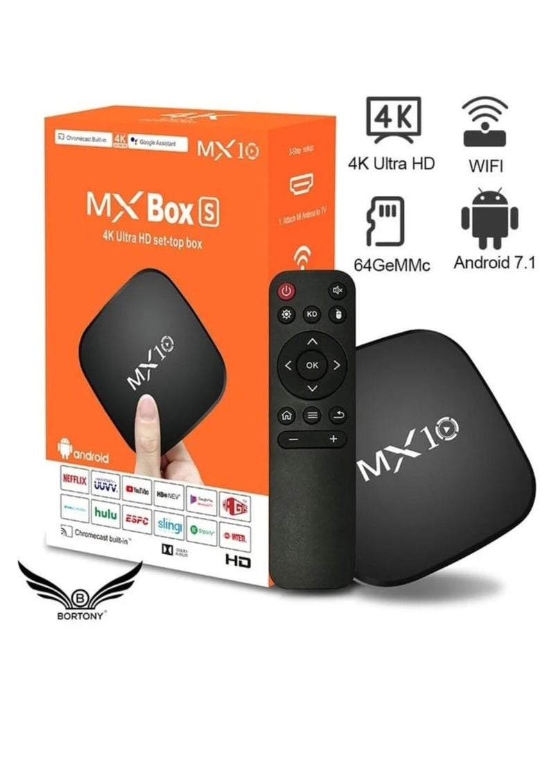 Generic TV Box Set RK3318 Rockchip Quad Core Dual Wifi Android 12 MX10 TV Box 4K HD Player Solid Set Top Box 4k 4.0  - Image 1