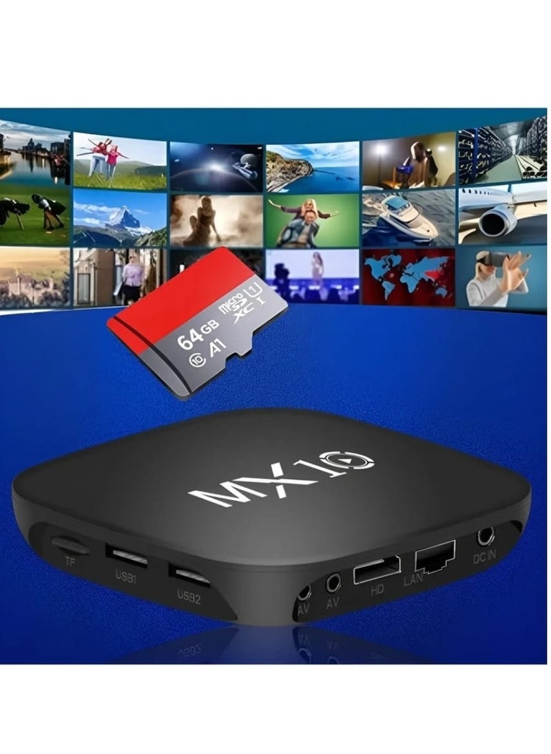 Generic TV Box Set RK3318 Rockchip Quad Core Dual Wifi Android 12 MX10 TV Box 4K HD Player Solid Set Top Box 4k 4.0  - Image 2