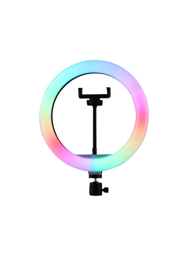 12 Inch RGB Fill Light Colorful Beauty Live Fill Light Rgb Mobile Phone Rgb Photography Ringlight Fill Light-Specification:12inch Ring Light Rgb  - Image 2