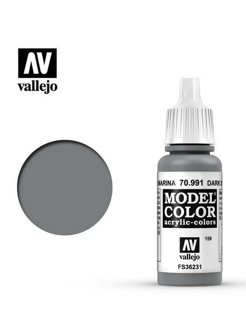 فاليجو لون موديل 991، رمادي بحري داكن، زجاجة 18 مل، طلاء أكريليك للمجسمات الصغيرة والديوراما.