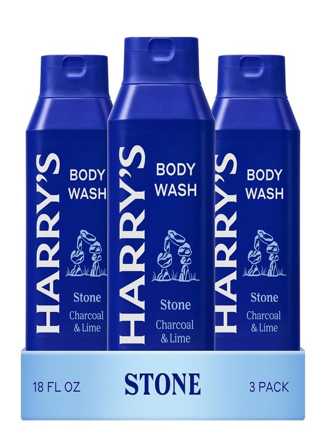 Harry's Men's Body Wash - Stone - (3 Pack) 18 fl oz - Shower Gel for Men - No Parabens, Sulfates, or Dyes - Image 1
