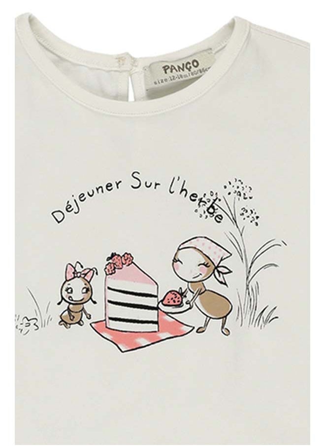 Panco - STRAWBERRY T-Shirt with Print Detail - Image 1