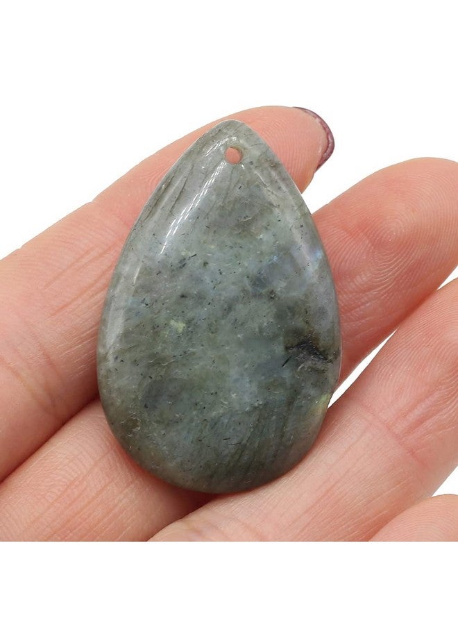 Zotoone 5Pcs Natural Drop Pendant Turquoise Agate Picture Stone Healing Mineral Jewelry Making Diy Necklace Earring Accessory Deco Gift 25X40Mm - Image 3