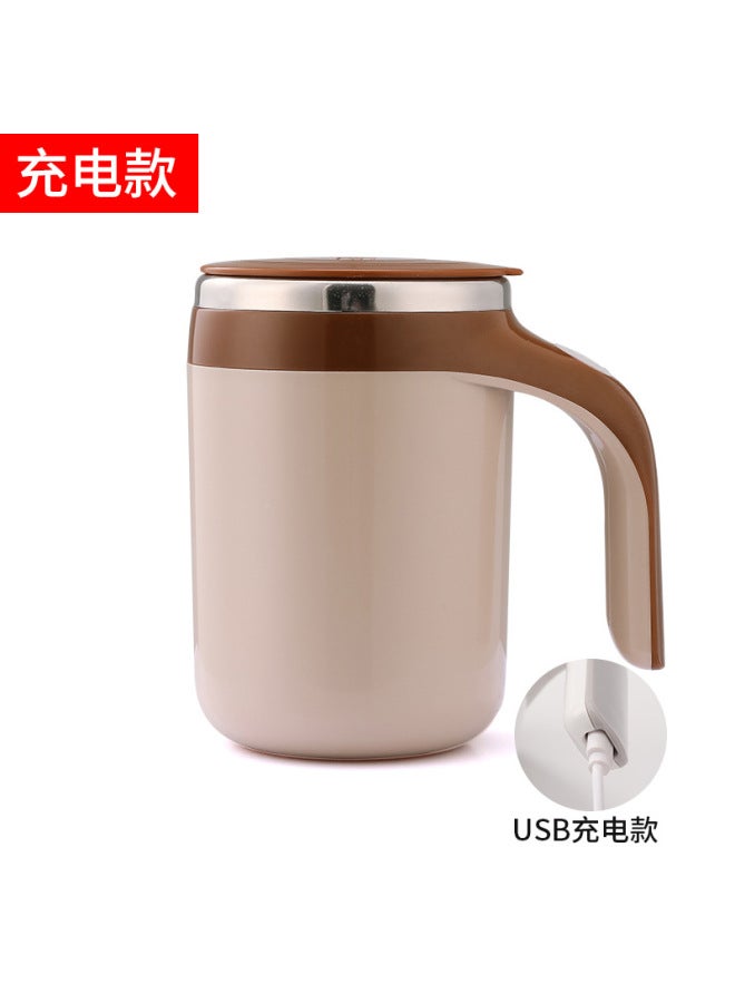 Automatic Mixing Cup 304 Stainless Steel Printable Gift Giving Magnetic Electric Rotating Coffee Cup Mug
