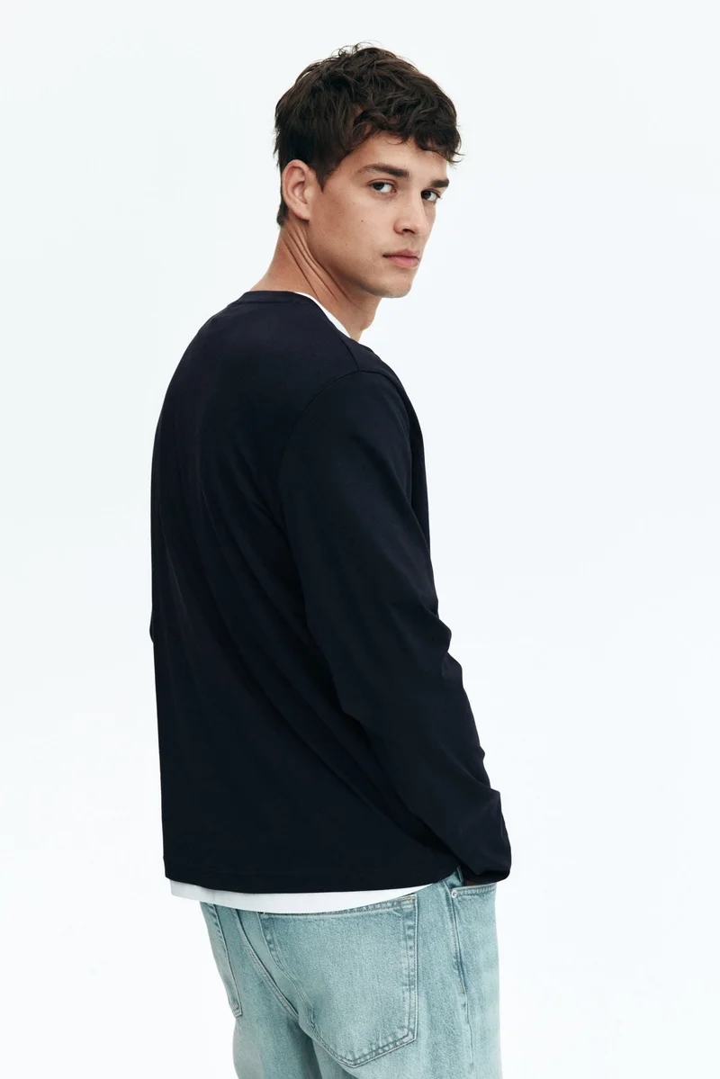 H&M  Regular Fit Jersey top for Men | Best Price UAE