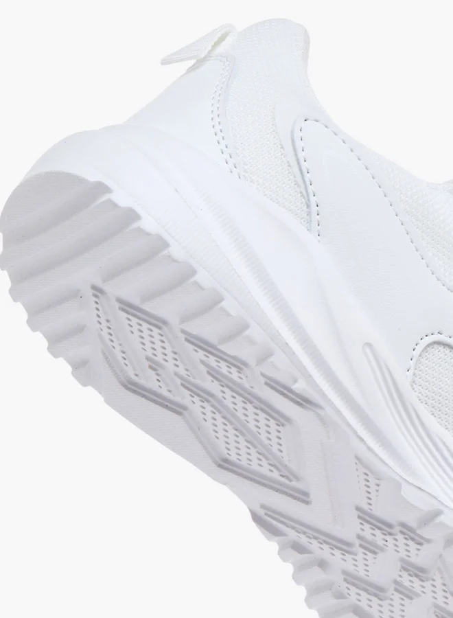 شو اكسبرس Panelled Sports Shoes with Hook and Loop Closure