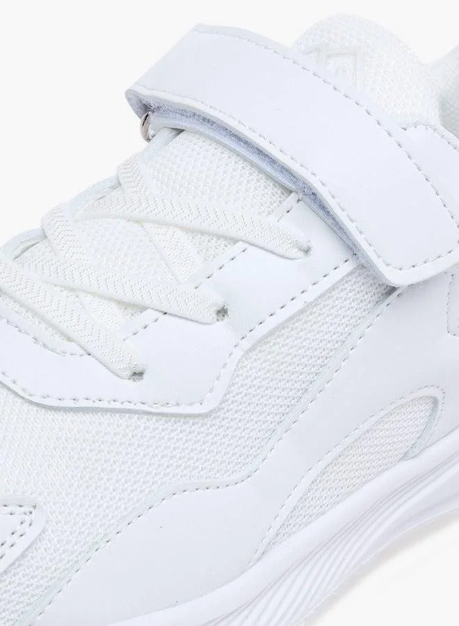 Oaklan by Shoexpress WHITE Panelled Sports Shoes with Hook and Loop Closure  | Best Price UAE
