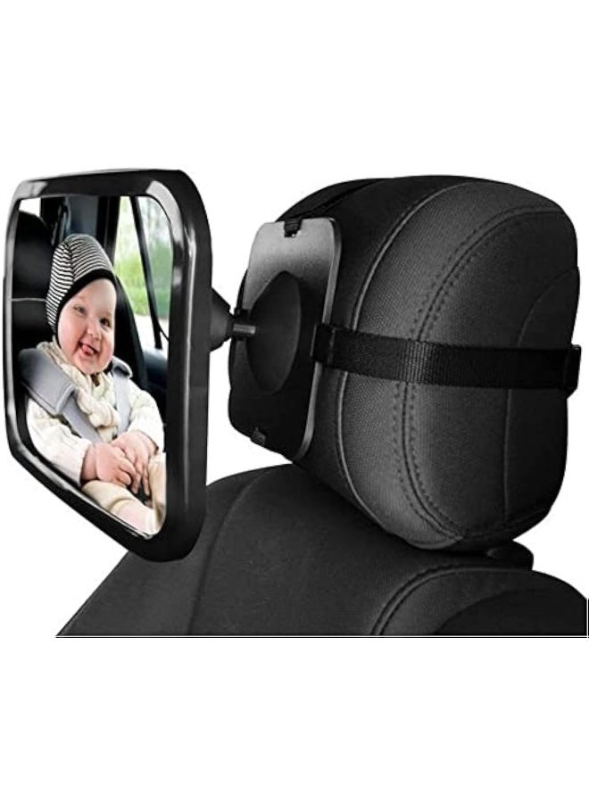 Dorart Baby Essential Rear Facing Mirror for Back Seat/Child Safety Car Seat - Image 1