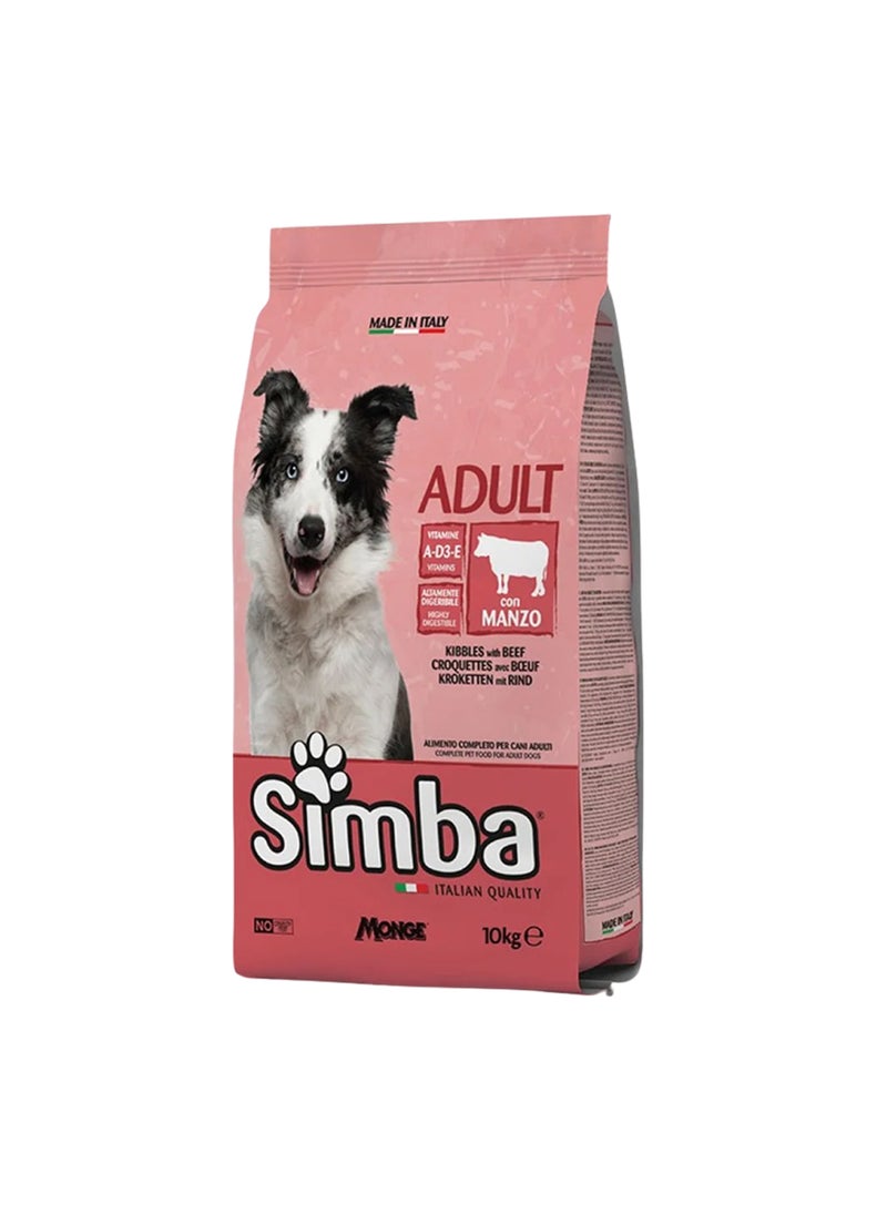 Simba Dog Food Croquettes With Beef 10kg 