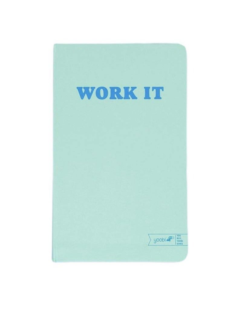 Yoobi  Journal Durable Hardcover Notebook College-Ruled, 80 Lined Sheets Perfect for Writing, School, Work Lists,  You Buy  Yoobi Gives - Image 1