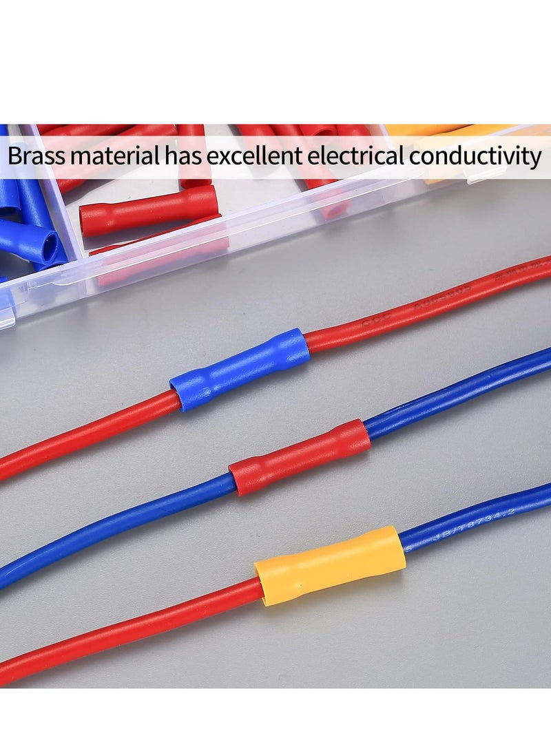 160 Piece Assorted Electrical  Splice Connector Kit, Insulated Wire Terminals (Red/Blue/Yellow) - Image 5