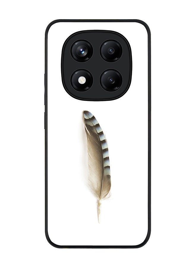 Stylizedd For Xiaomi Redmi Note 14 Pro+ 5G 5G Case,Slim fit Camera Protection, Shockproof Thin Phone cover  - Lonely Feather - Image 1