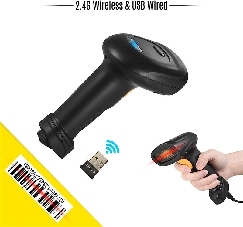 Barcode Scanner USB 1D Barcode Scanner Handheld Bar Code Reader，Handheld Barcode Reader for Supermarket, Convenience Store, Warehouse - Image 4