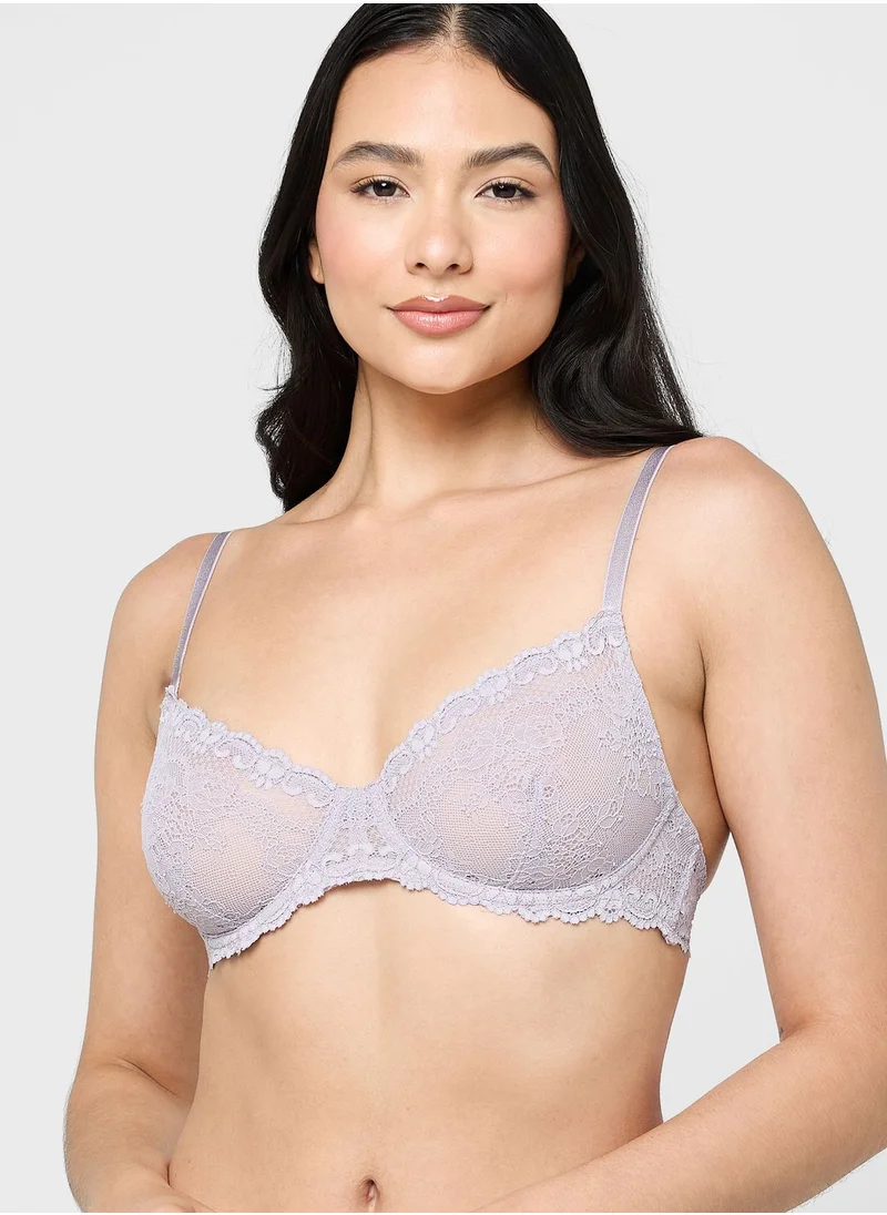 TOPSHOP Lace Detail Bra