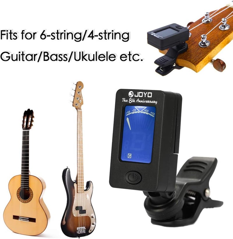Mixfeer Guitar Tool Kit Tuner Plectrum Holder 7 Picks Guitar Accessories - Image 3
