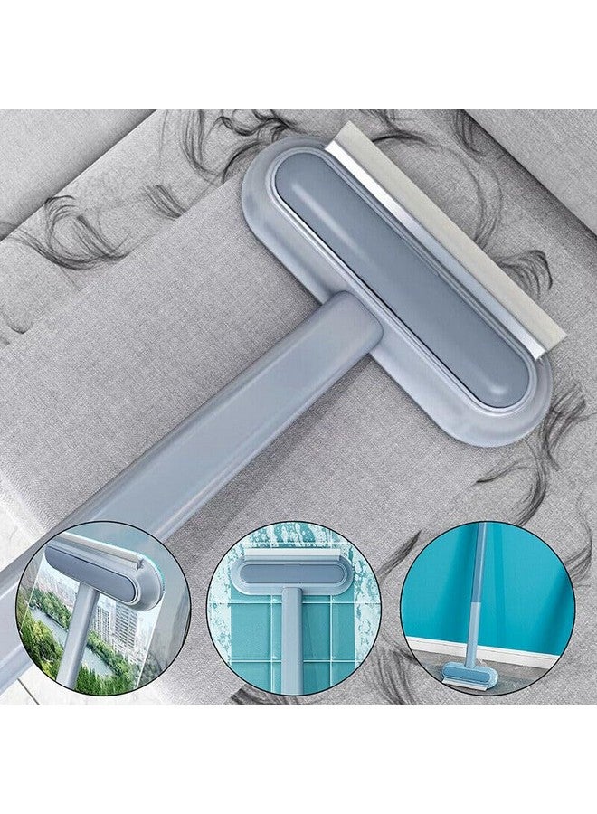 Shuttle Art Shuttle Art Plastic 5 in 1 Cleaning Brush, Double-Sided Window Wipe and Screen Ideal for Wet Dry Dual Use, Perfect Glass, Sweeping Hair Dust, A Must-Have Household Tool, Multicolor  - Image 2